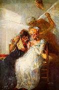 Francisco de Goya, Einst und jetzt Detail